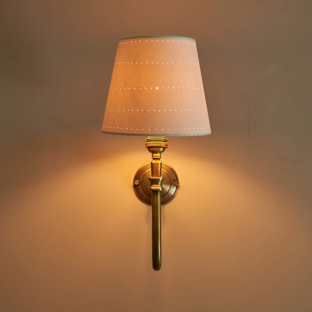 10" Juno Lampshade in Pale Cream by Hum London READY MADE - Image 3