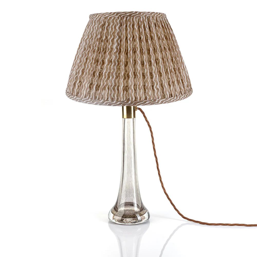 12" Fermoie Lampshade - Popple in Nut Brown - Image 2