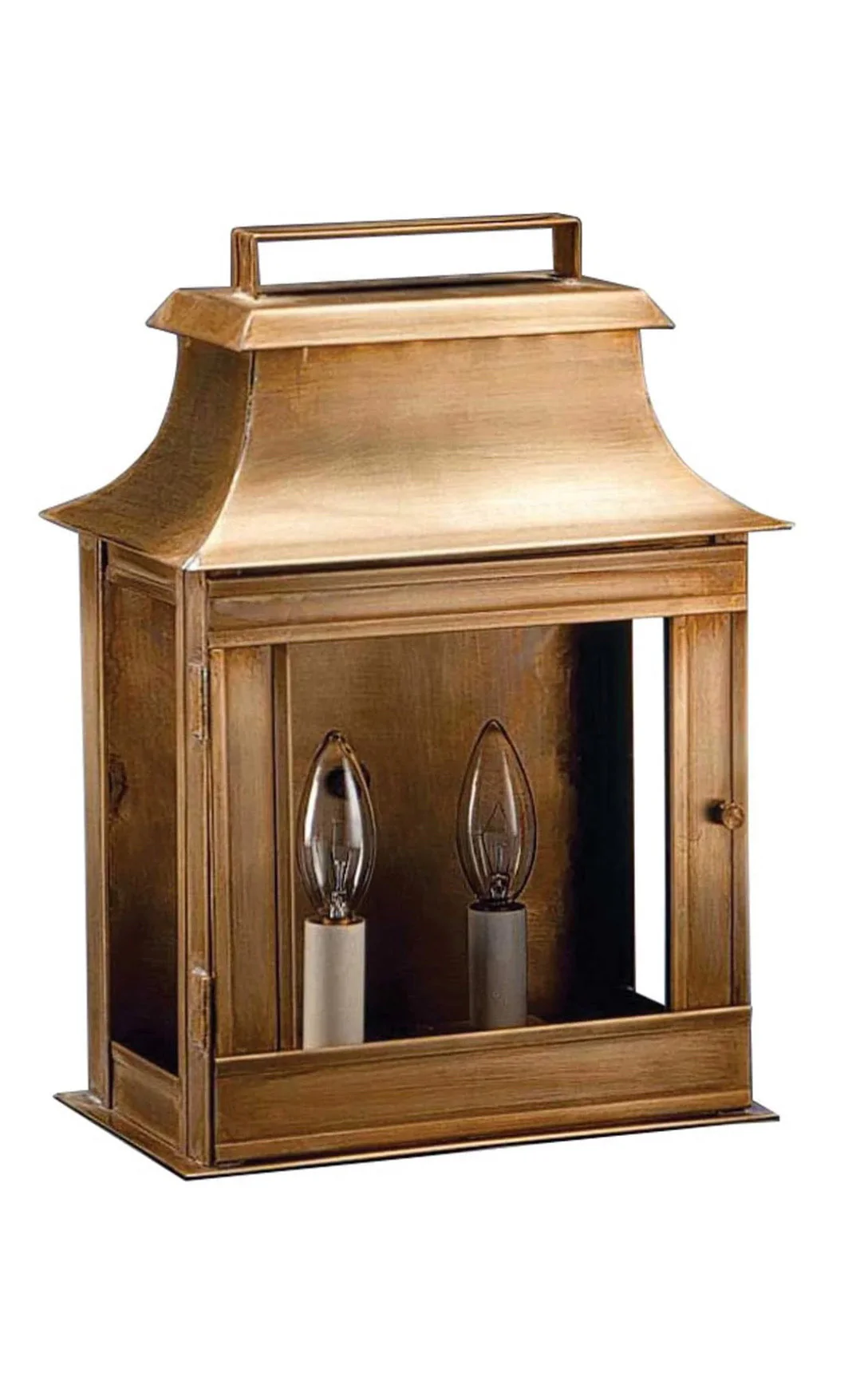 13" Concord Wall Light 5711 in Antique Copper by Northeast Lantern Item# 5711-LT2-AC-CLR - Image 2
