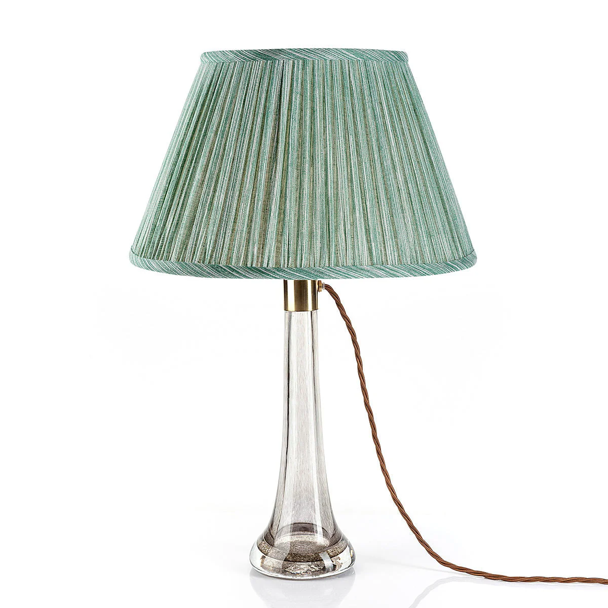 14" Fermoie Lampshade - Strie in Green - Image 4