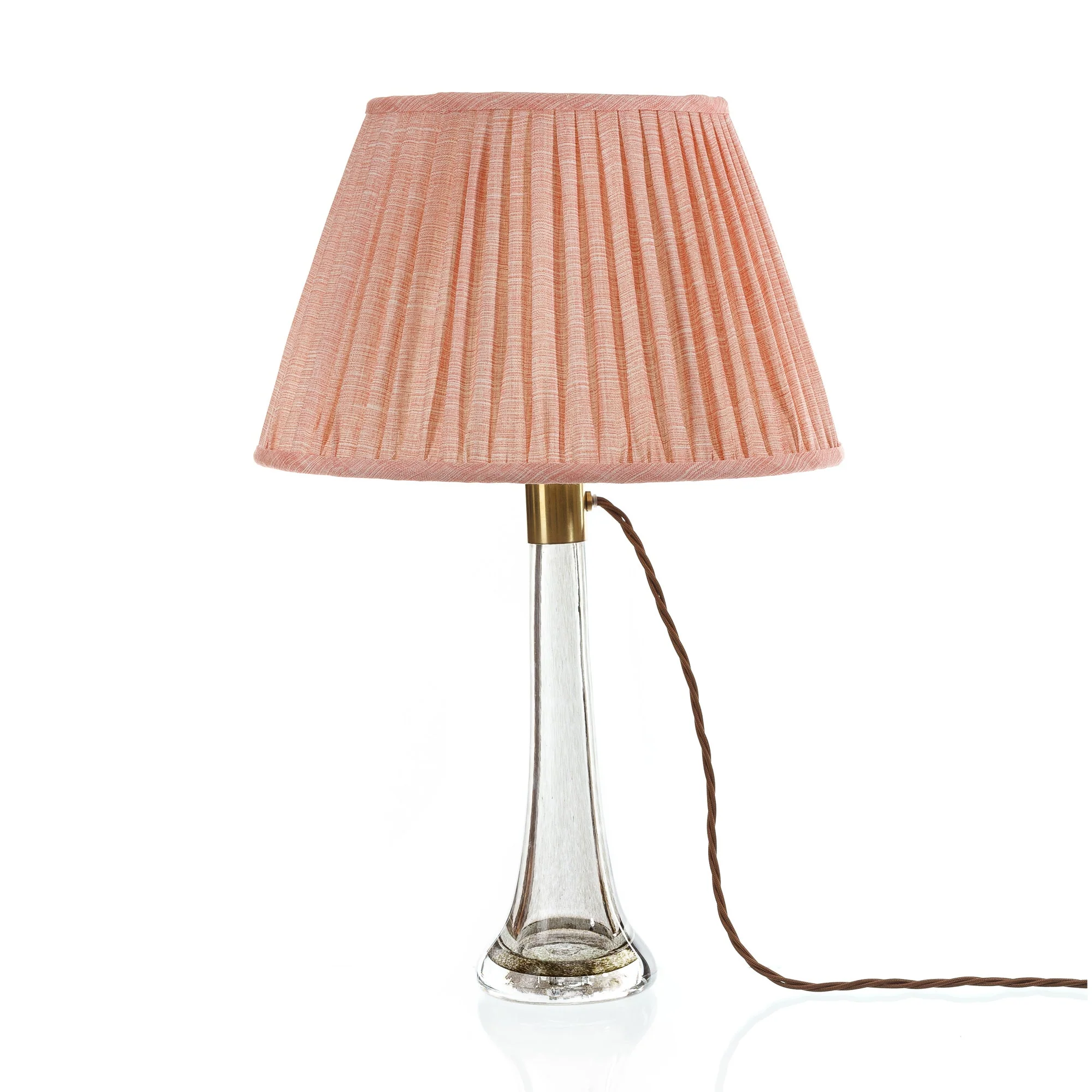 16" Fermoie Lampshade - Moire Linen in Pink LAST CALL - Image 3