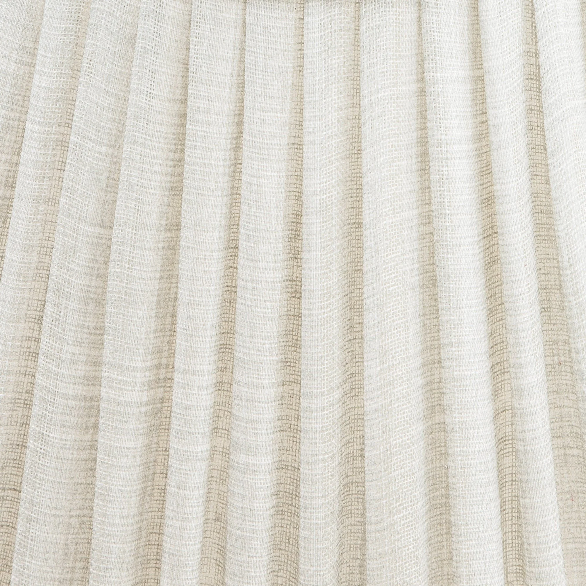 16" Fermoie Lampshade - Plain Linen in Ivory - Image 4