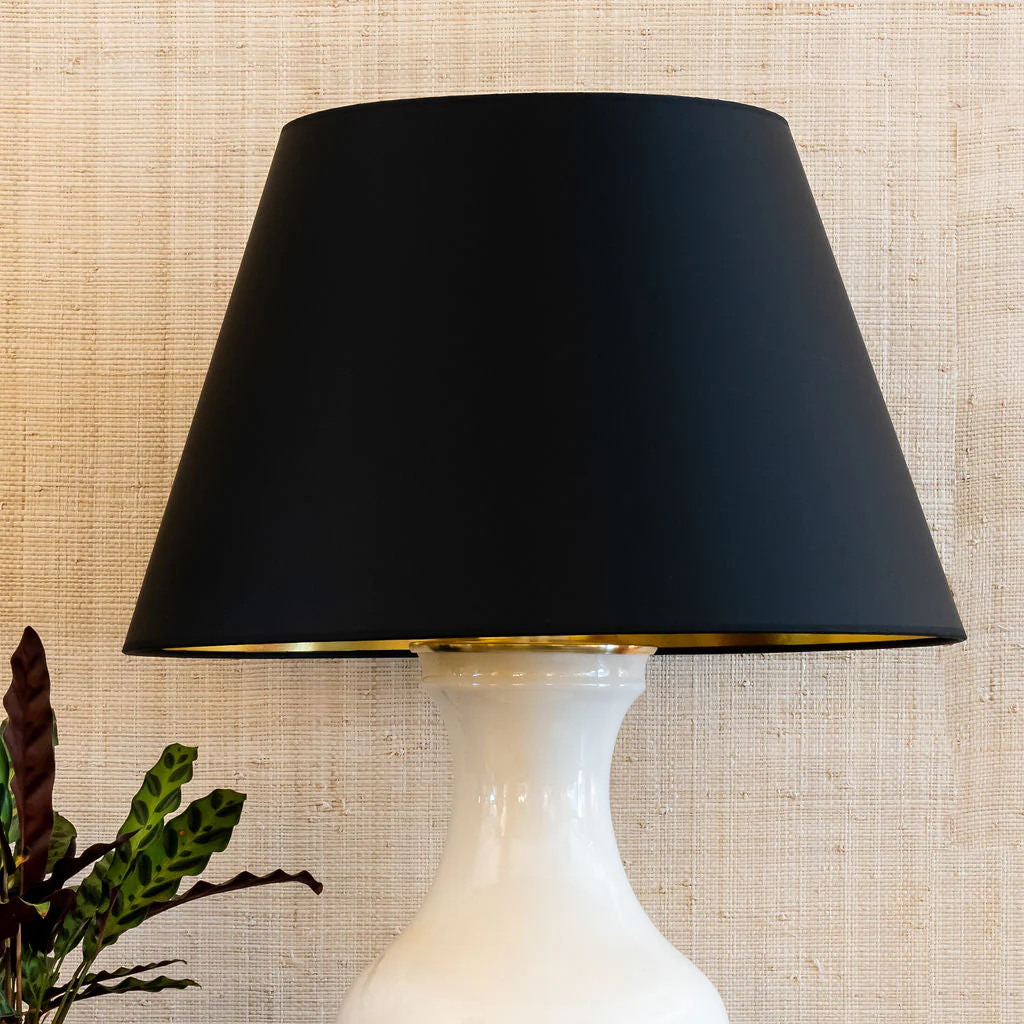 Black Painted Lampshade