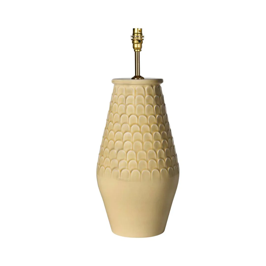 Comporta Ceramic Table Lamp Base in Blonde by Penny Morrison