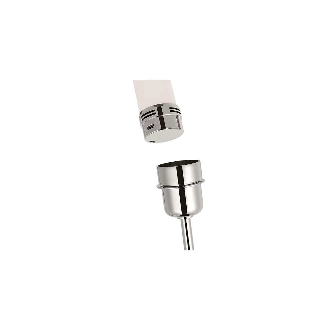 Cordless Hackney Floor Lamp with Flared Linen Lampshae - Image 4