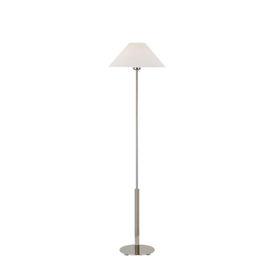 Cordless Hackney Floor Lamp with Flared Linen Lampshae - Image 5