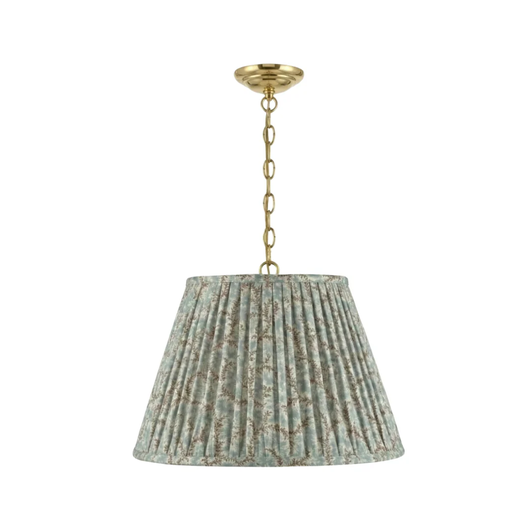 Emlyn Pleated Lampshade Pendant + Custom Fabric - Image 6
