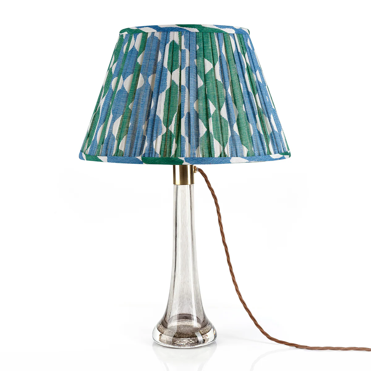 Fermoie Lampshade - Green and Blue Whittle - Image 2