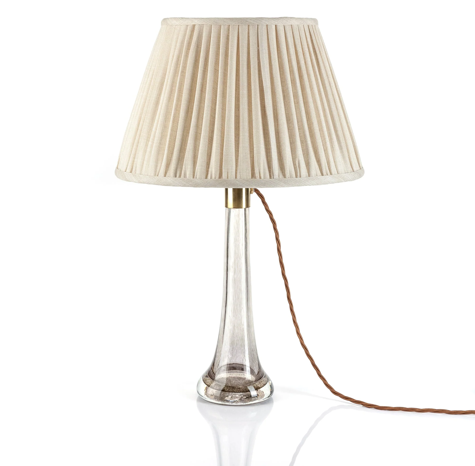 Fermoie Lampshade - Moire Linen in Cream - Image 3