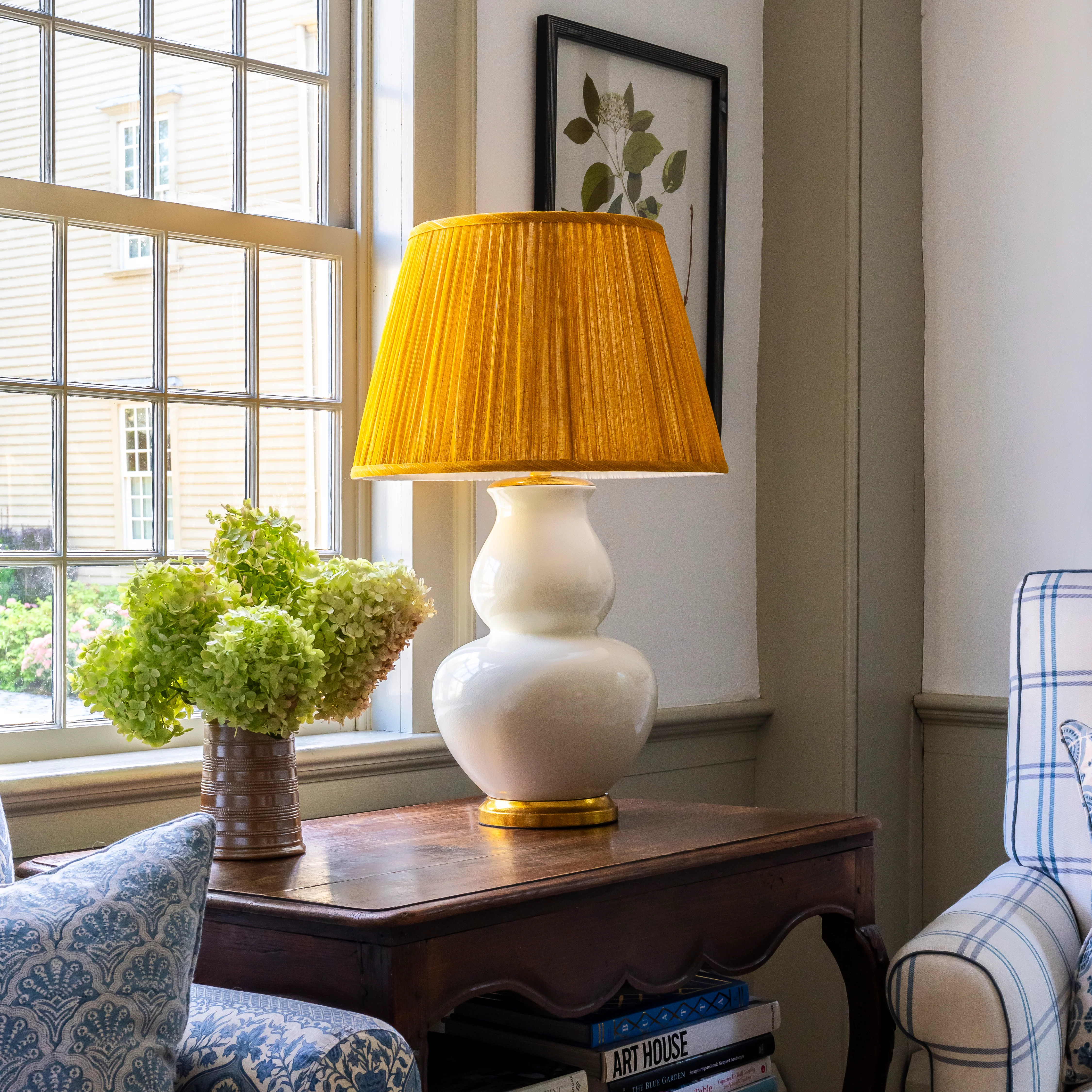 Fermoie Lampshade - Plain Linen in Club Yellow - Image 2