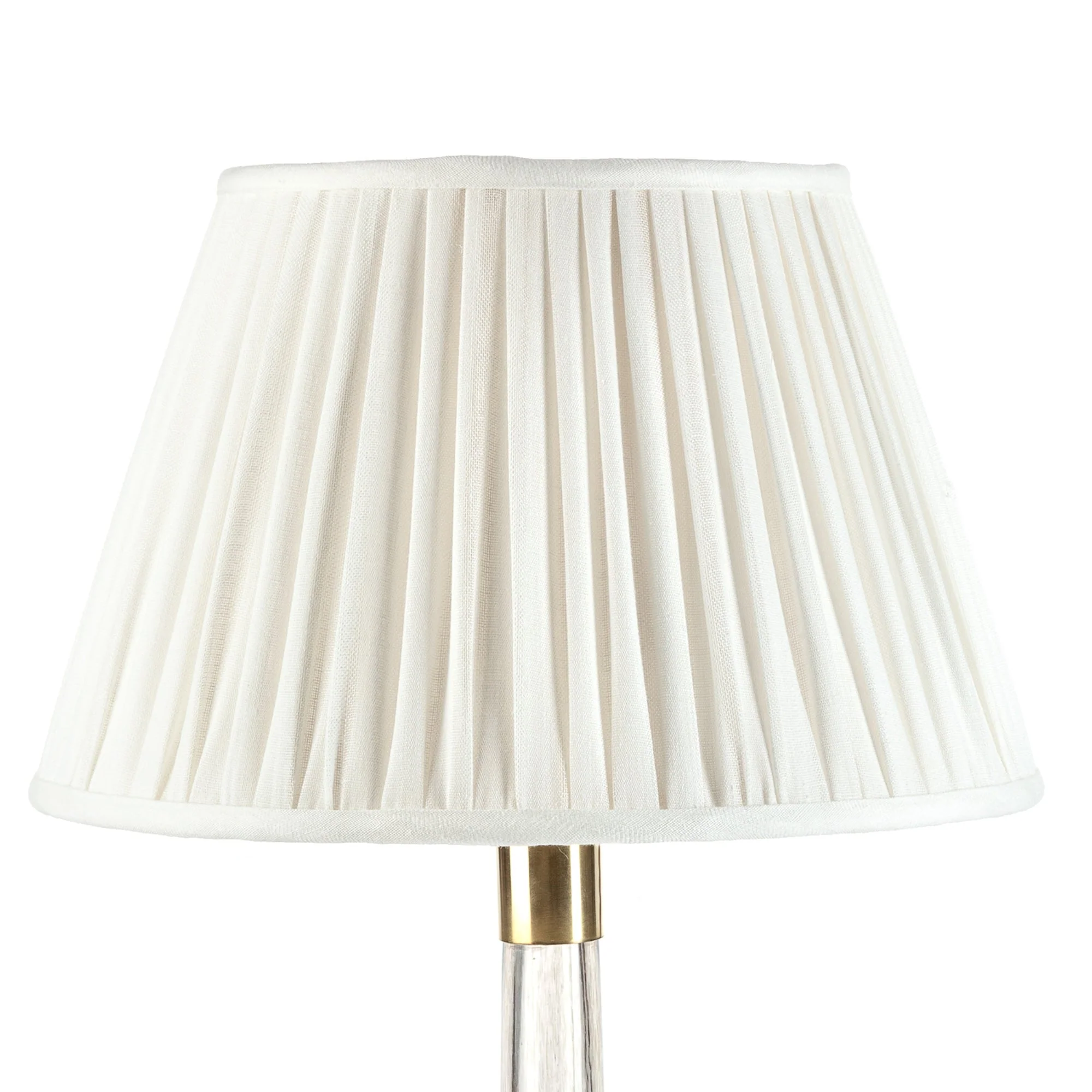 Fermoie Lampshade - Plain Linen in Ivory