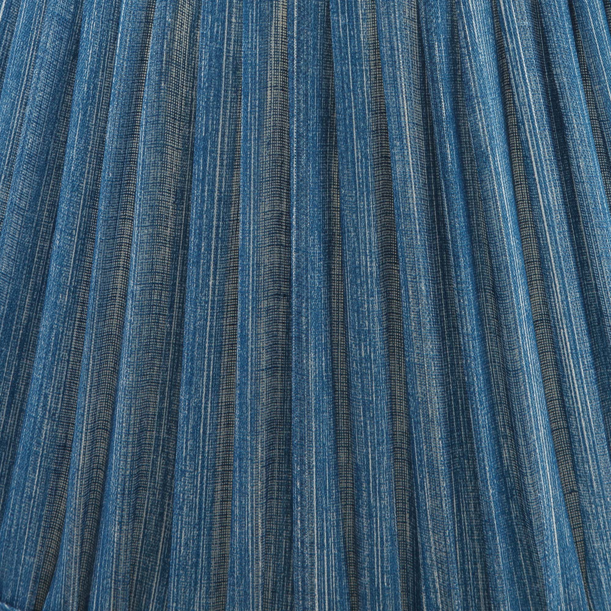 Fermoie Lampshade - Plain Linen in Sacre Bleu - Image 2
