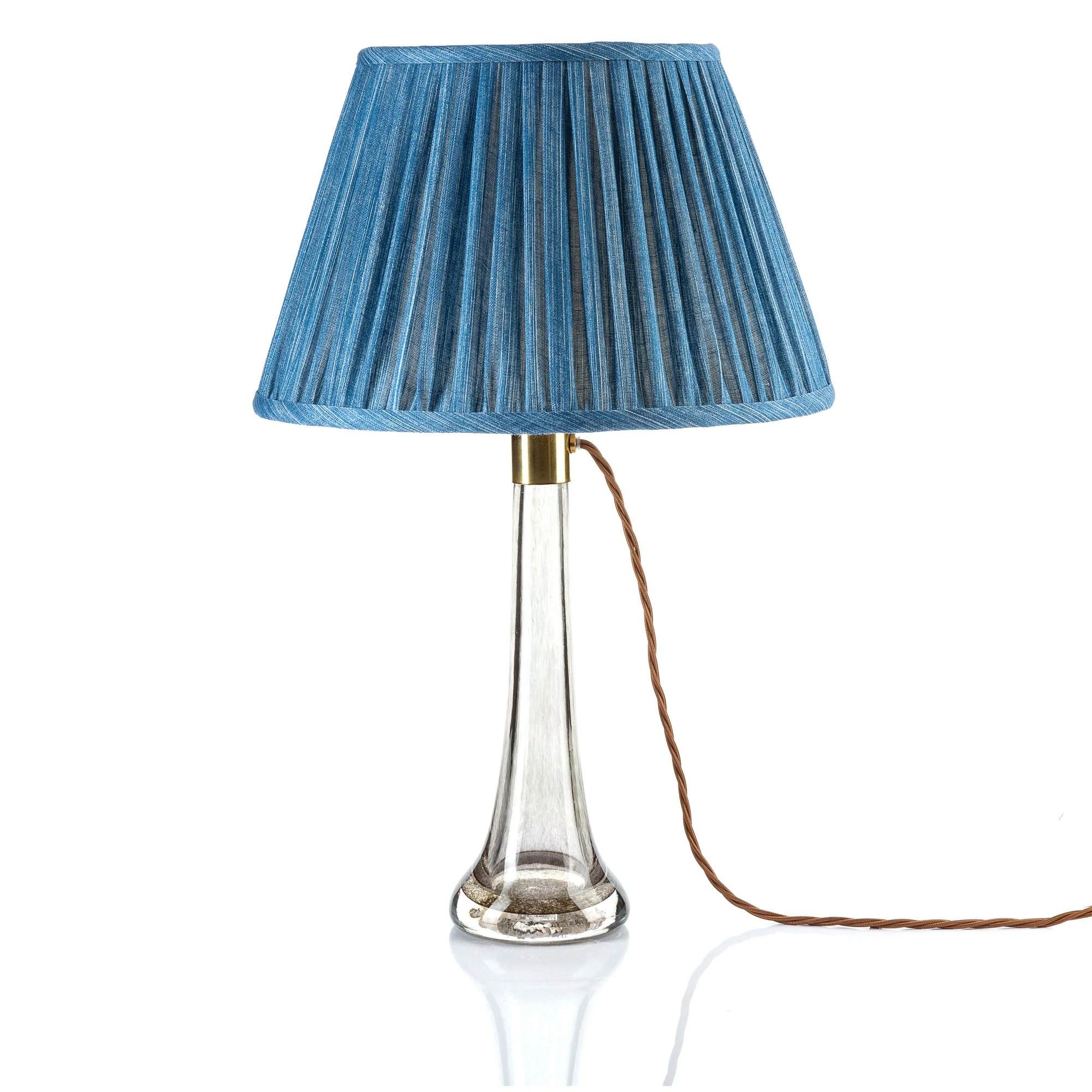 Fermoie Lampshade - Plain Linen in Sacre Bleu - Image 3