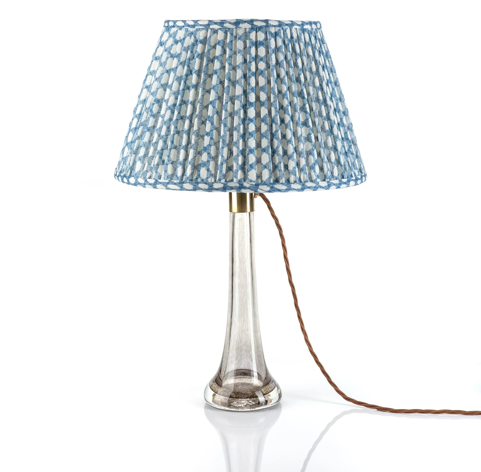 Fermoie Lampshade - Wicker in Blue - Image 3