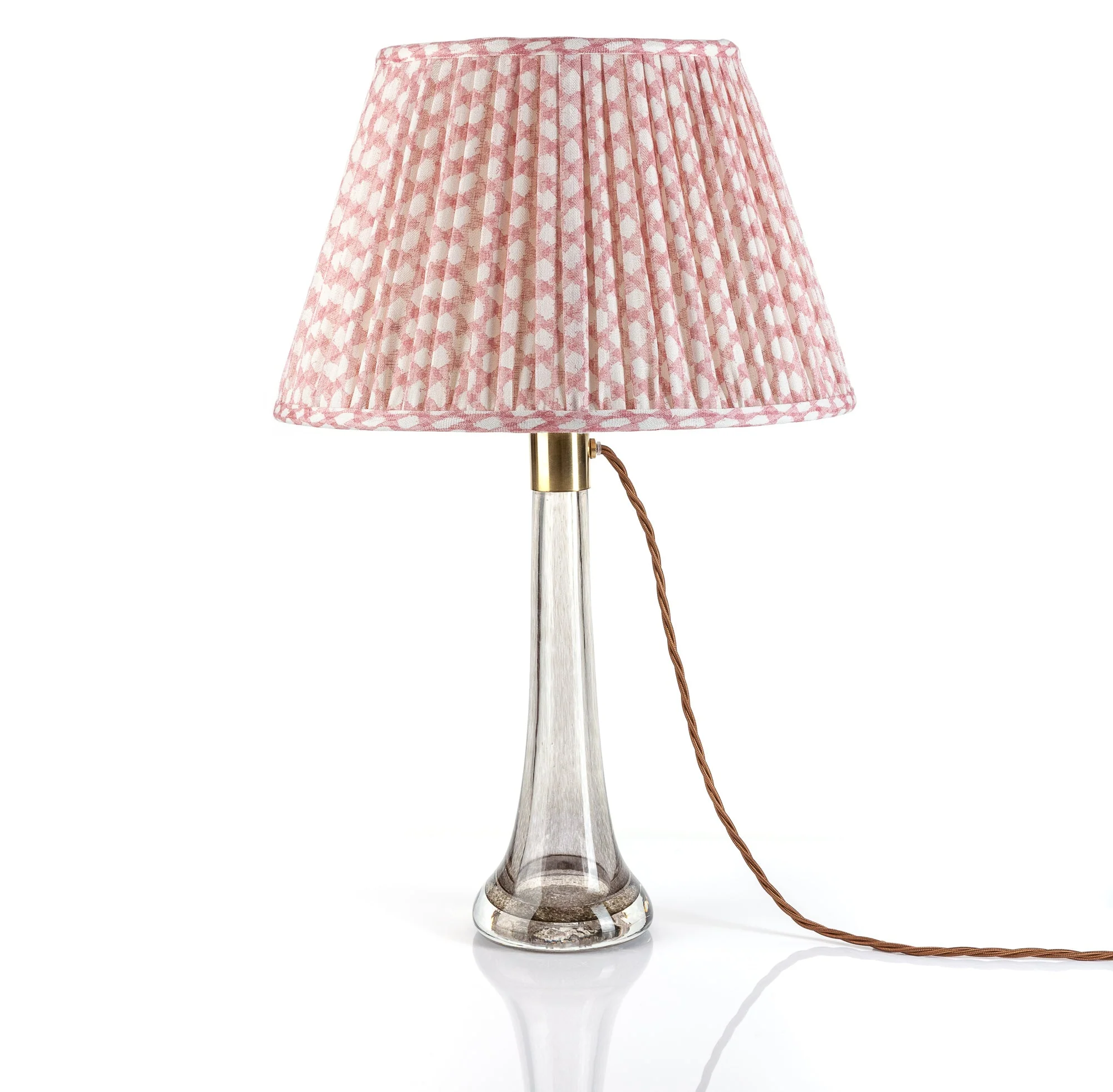 Fermoie Lampshade - Wicker in Pink - Image 3
