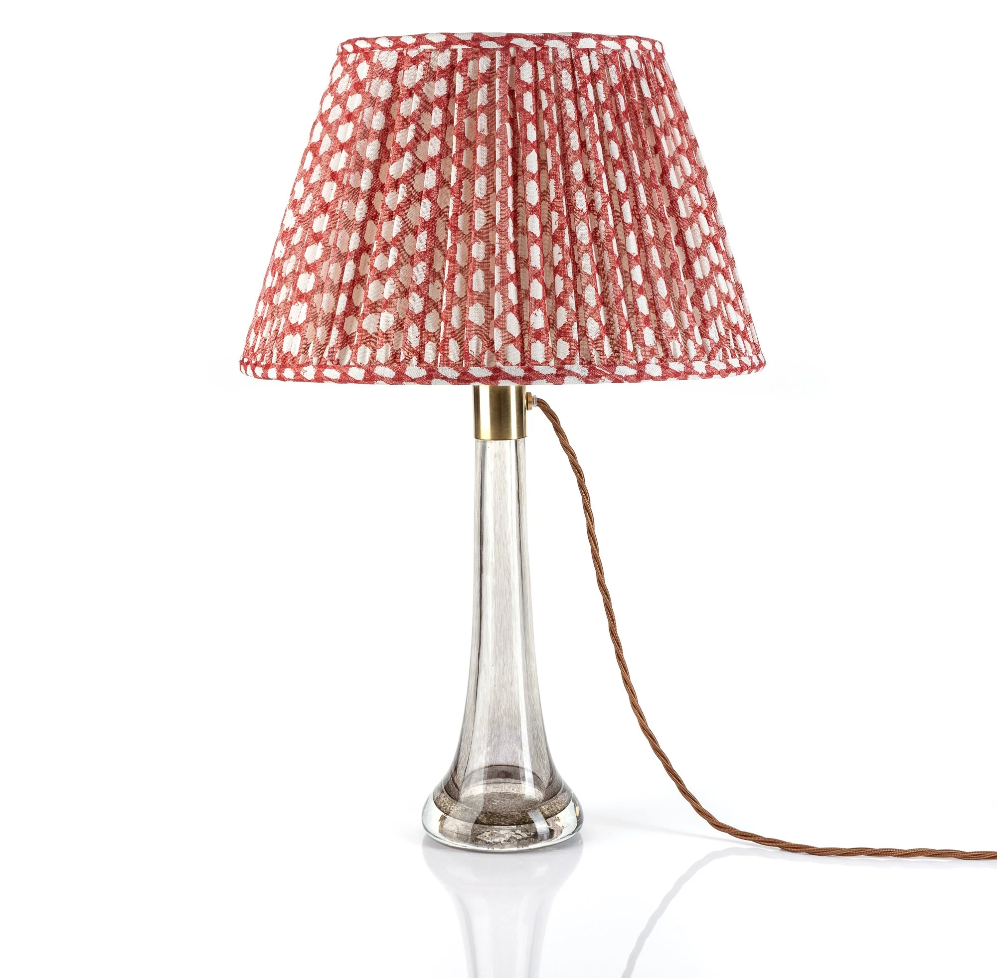 Fermoie Lampshade - Wicker in Red - Image 3