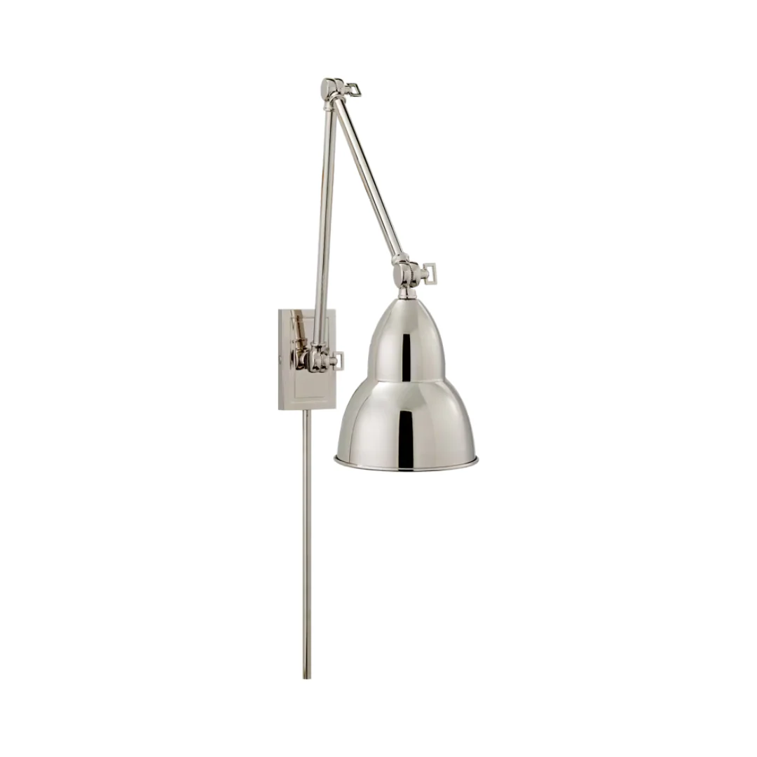 French Library Double Arm Wall Lamp - Image 3
