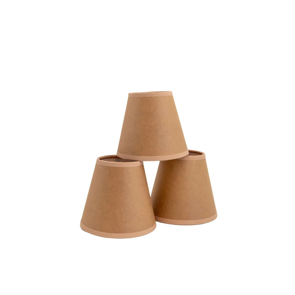Kraft Paper Lampshade Candle-Clip