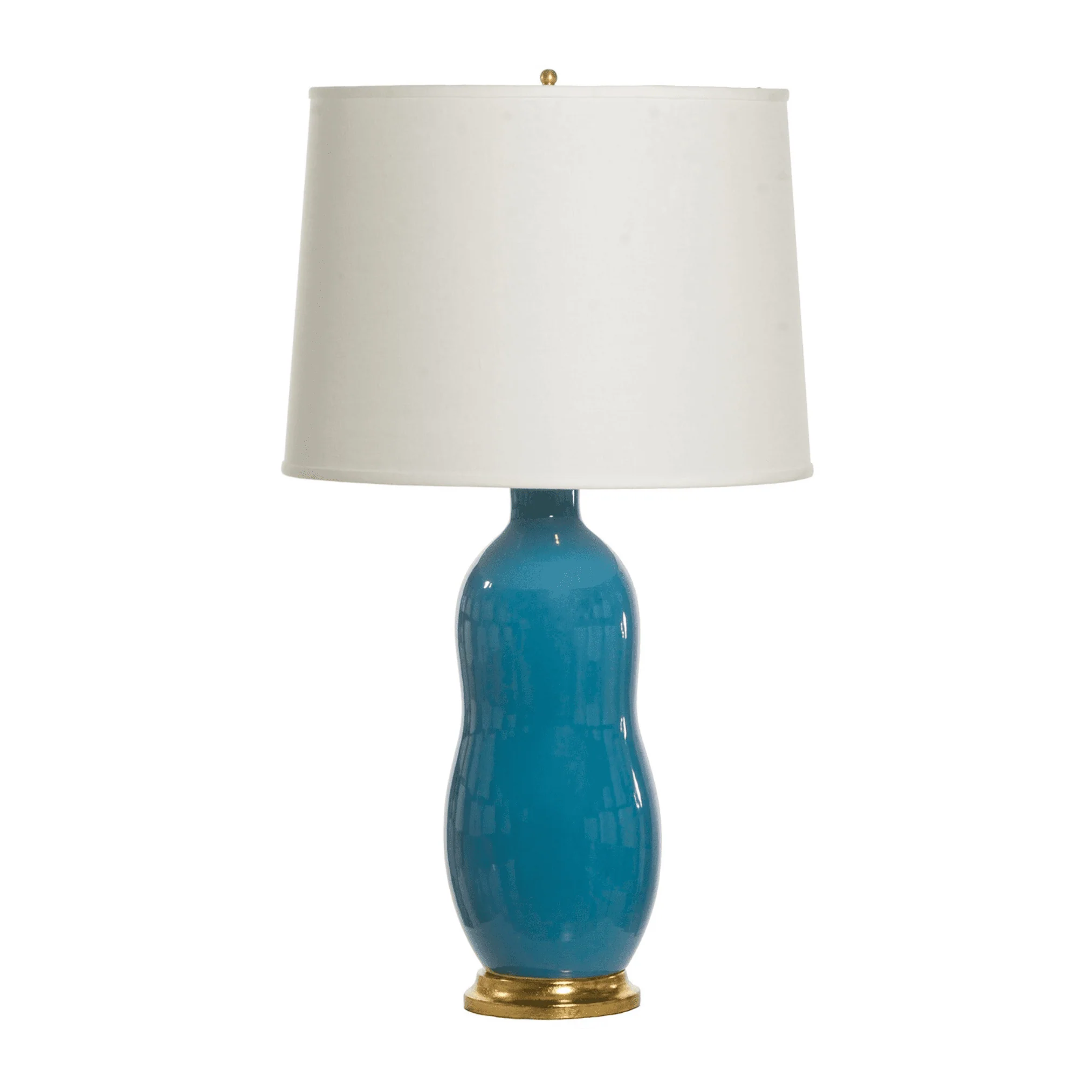 Lotus Table Lamp in Seaside Blue (Set of 2) - Image 3