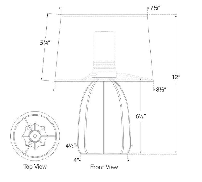 Melanie 12" Wireless Accent Table Lamp - Image 3