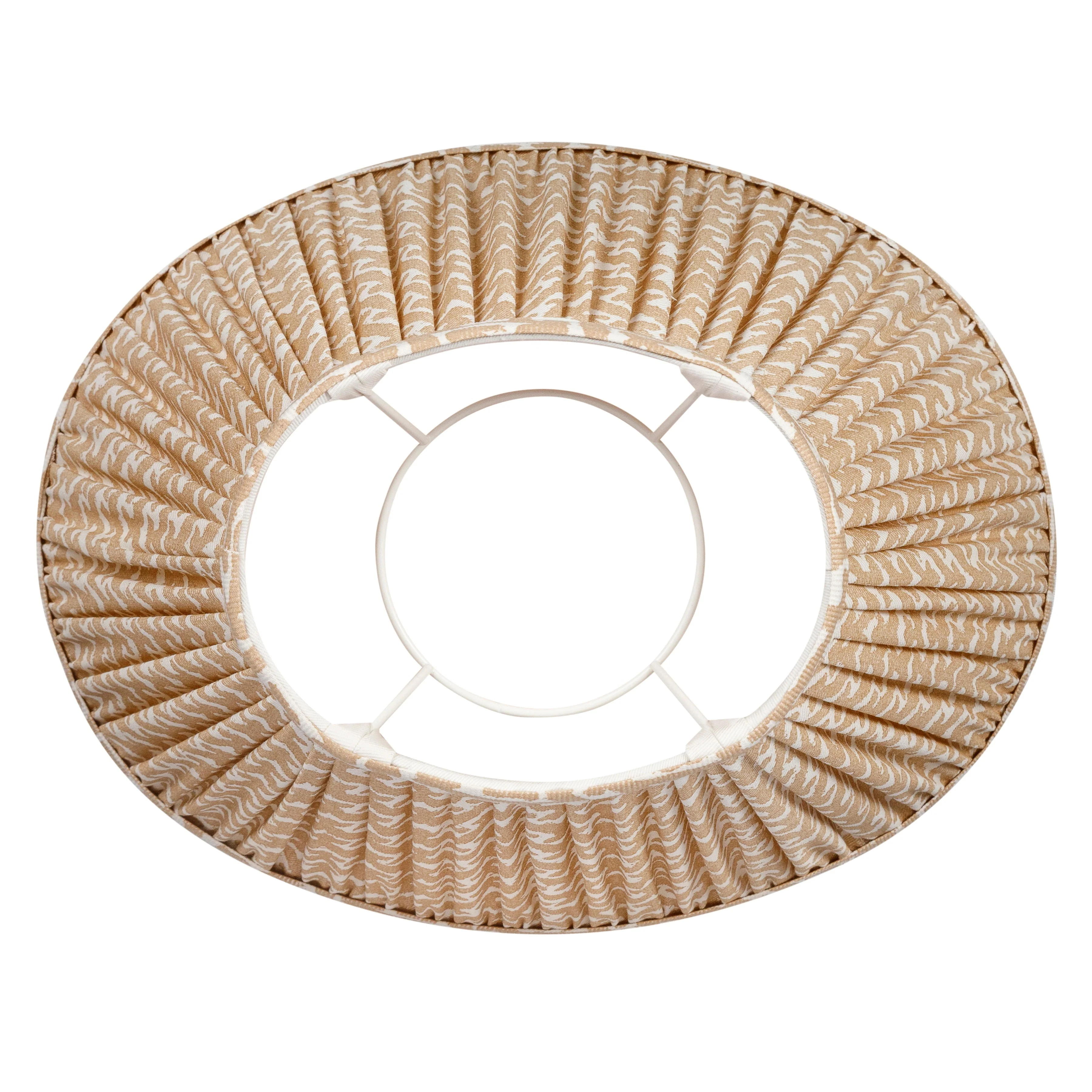 Oval Fermoie Lampshade - Rabanna in Nut Brown - Image 2