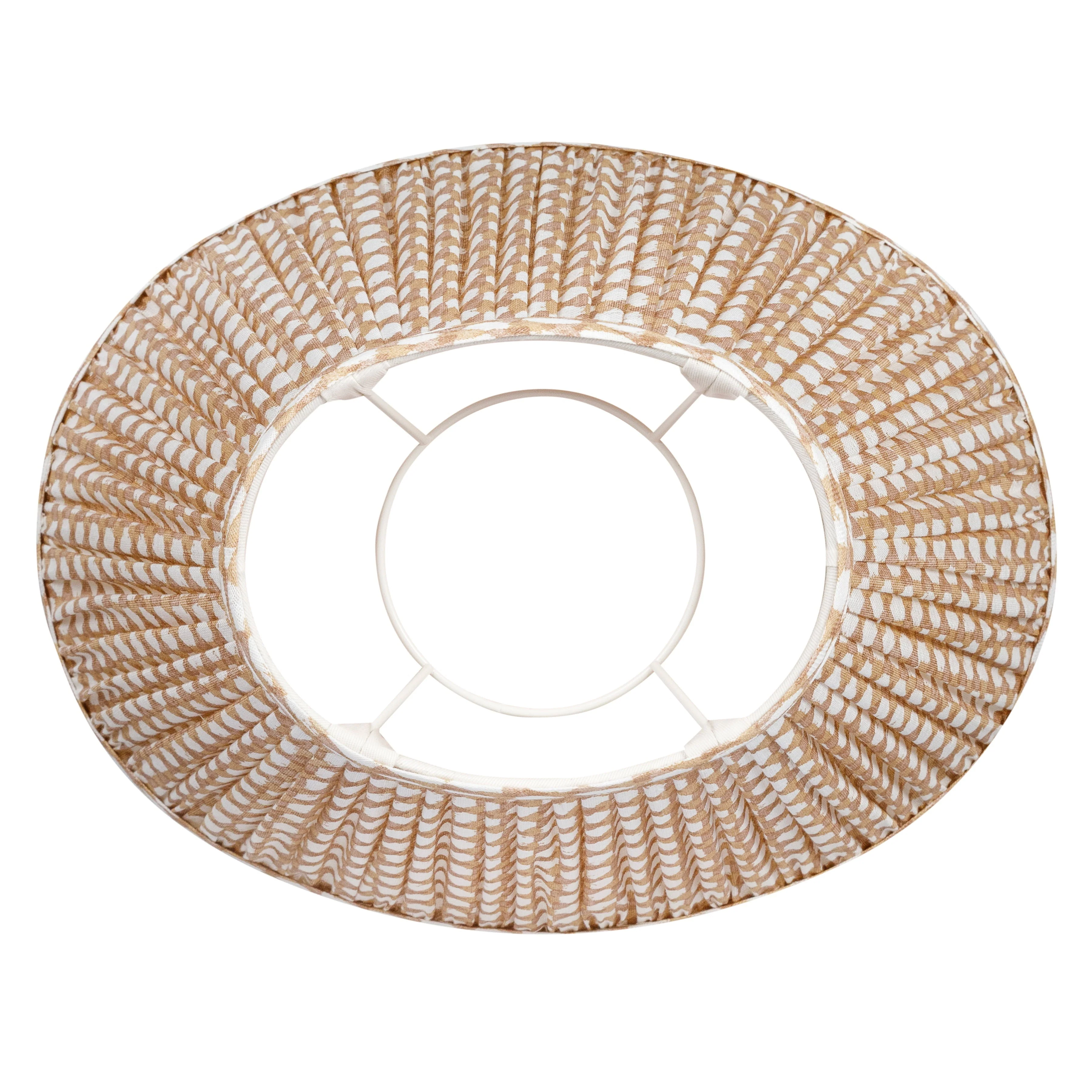 Oval Fermoie Lampshade - Wicker in Nut Brown - Image 2