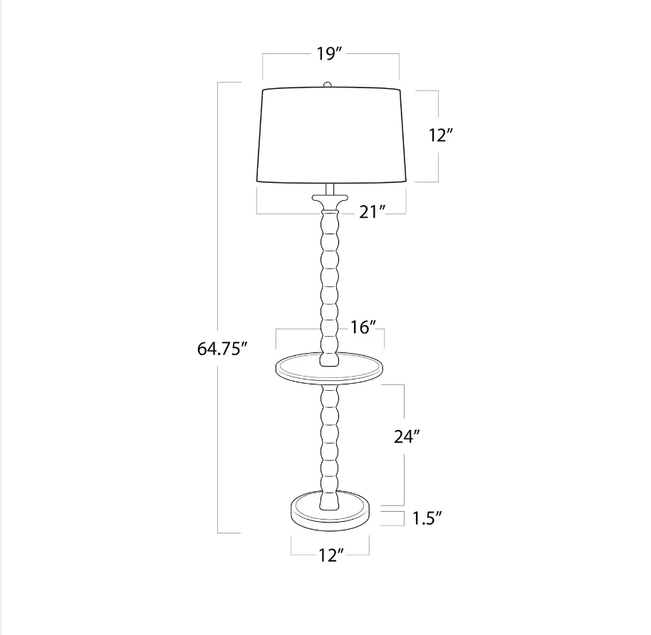 Perennial Floor Lamp in Natural - Image 4