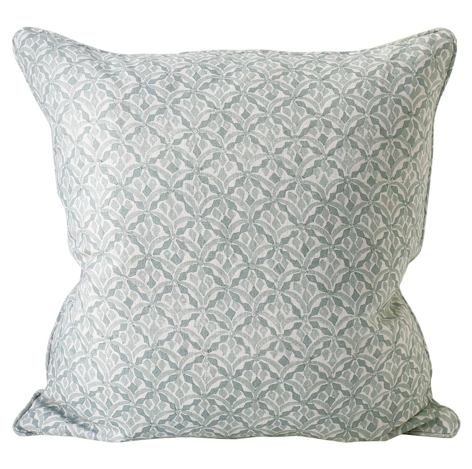 Positano Celadon Linen Cushion 22" x 22"