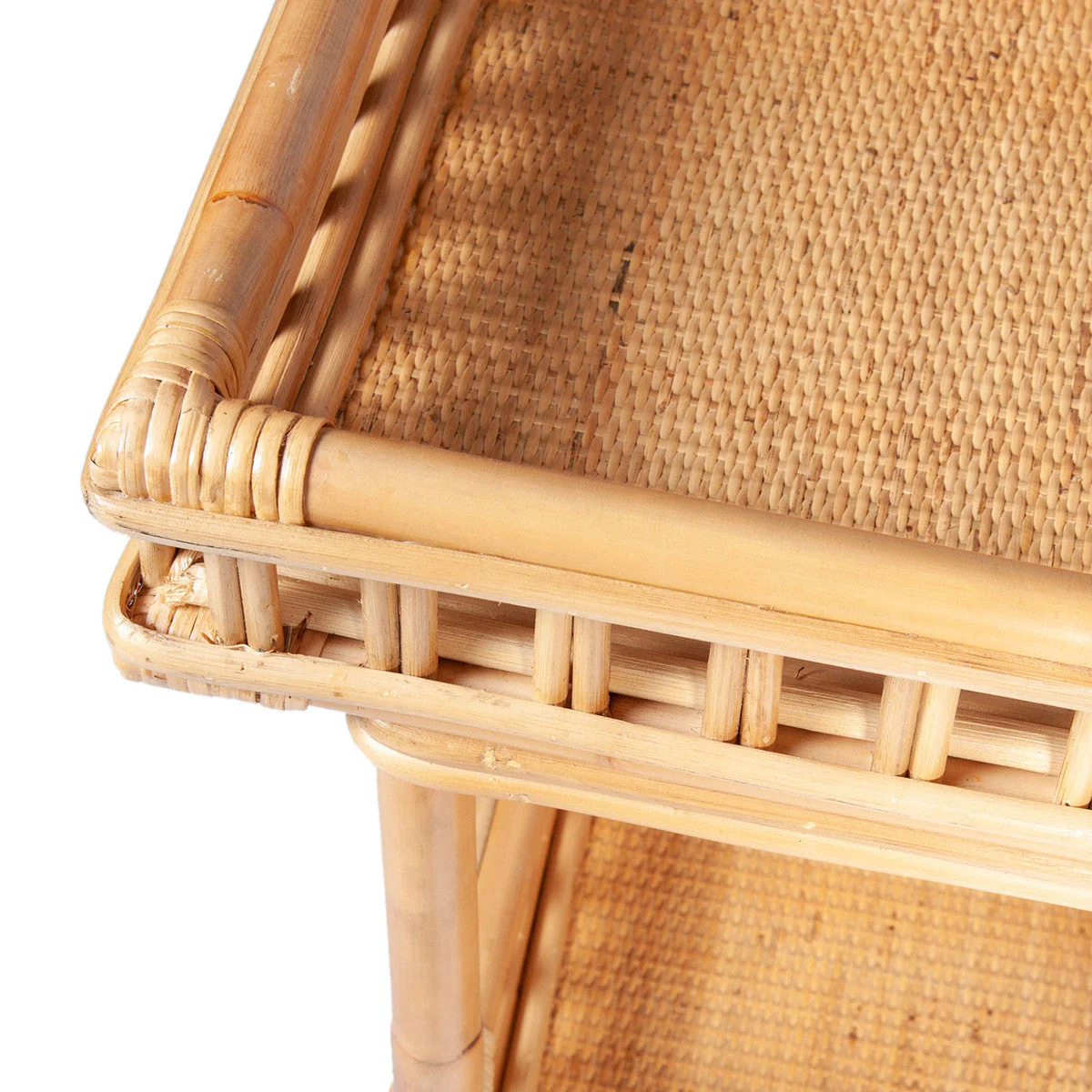 Rattan Bar Console Table - Image 2
