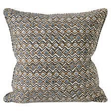 Sardinia Tobacco Linen Cushion 20" x 20"