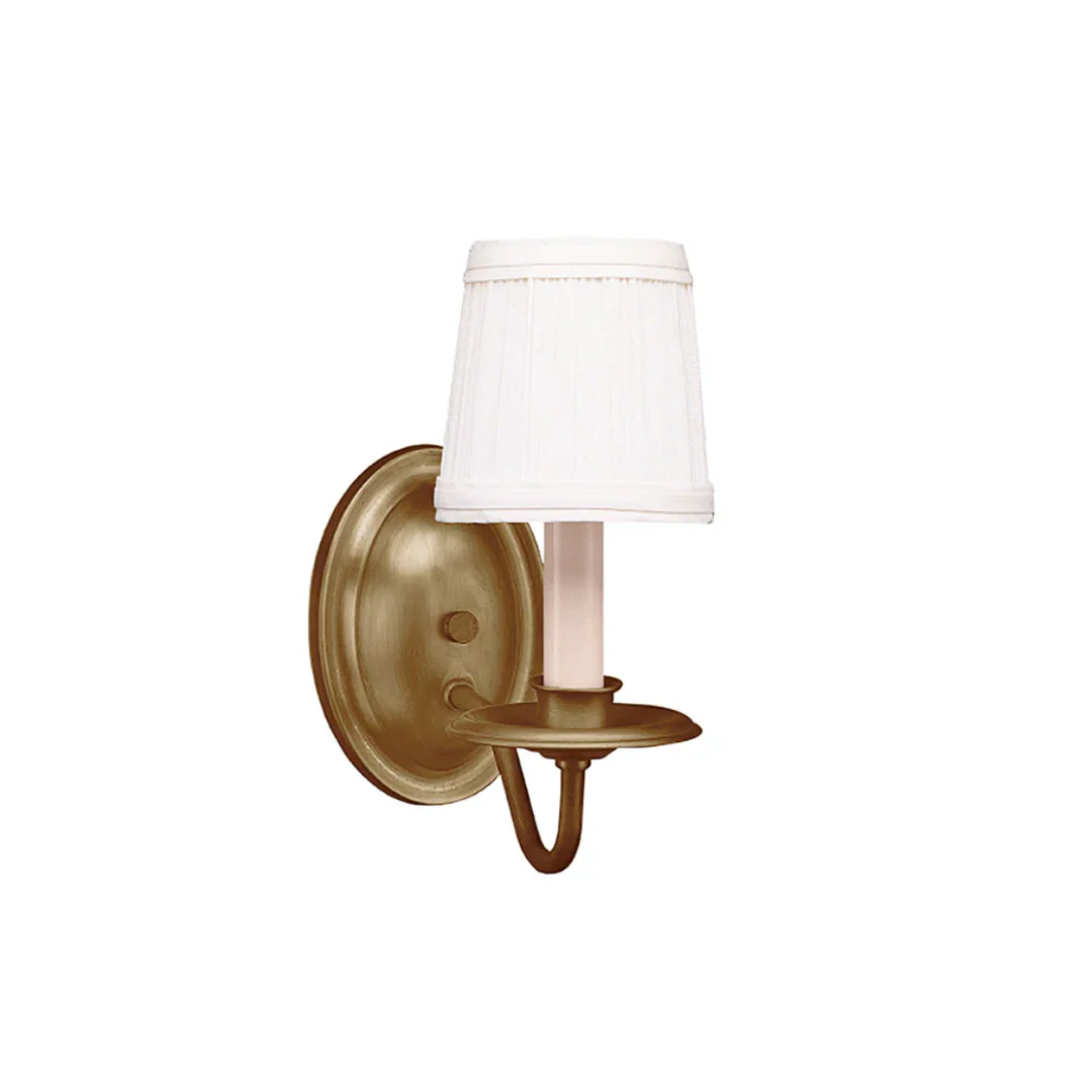 Sconce 117 in Dark Brass with Clear Glass by Northeast Lantern