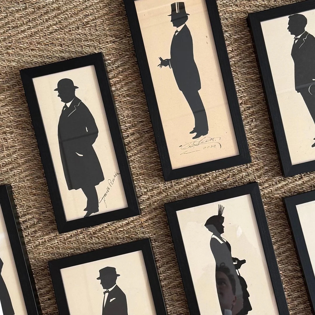 Set of Eight Artists & Writers Silhouettes by Beatrix Sherman - Image 2