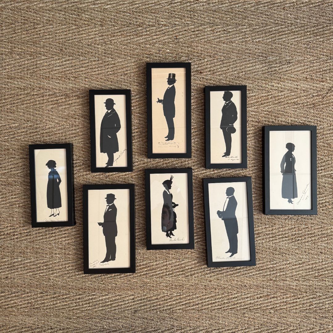 Set of Eight Artists & Writers Silhouettes by Beatrix Sherman - Image 3