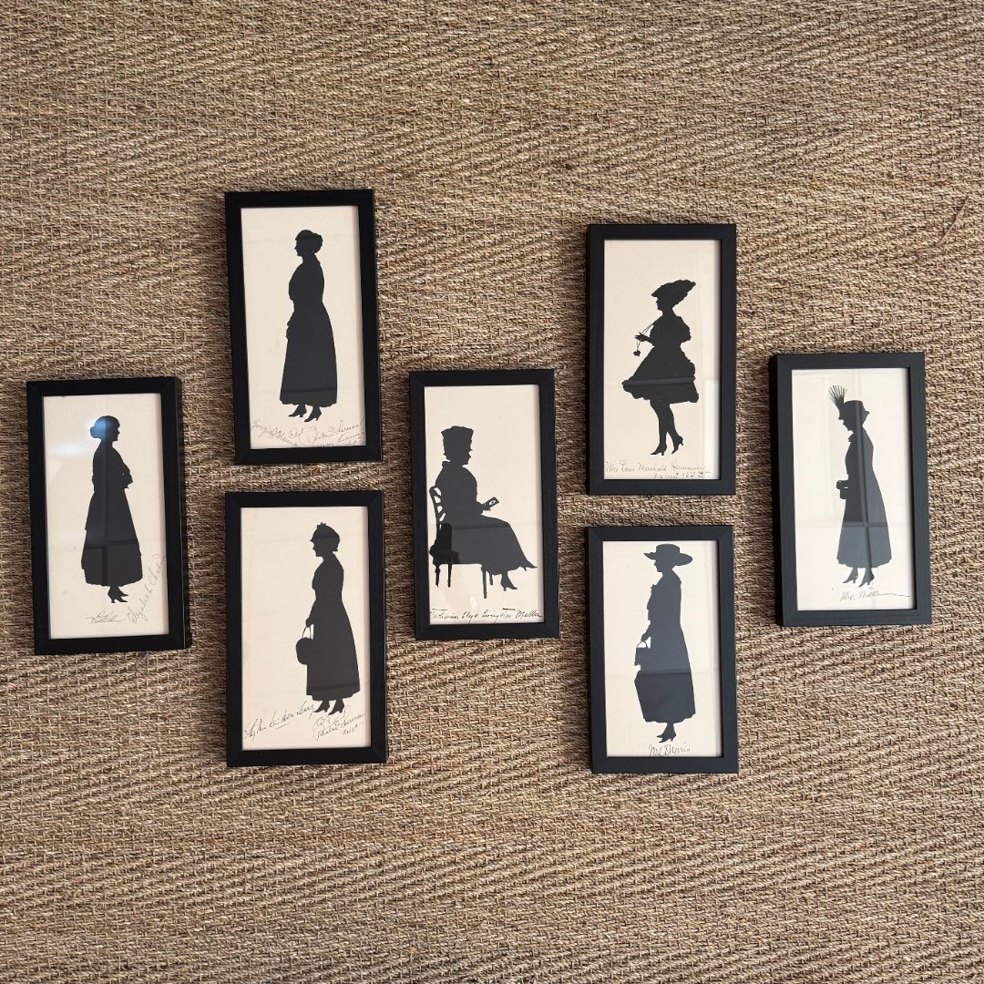 Set of Seven Silhouettes of Socialites II by Beatrix Sherman - Image 3