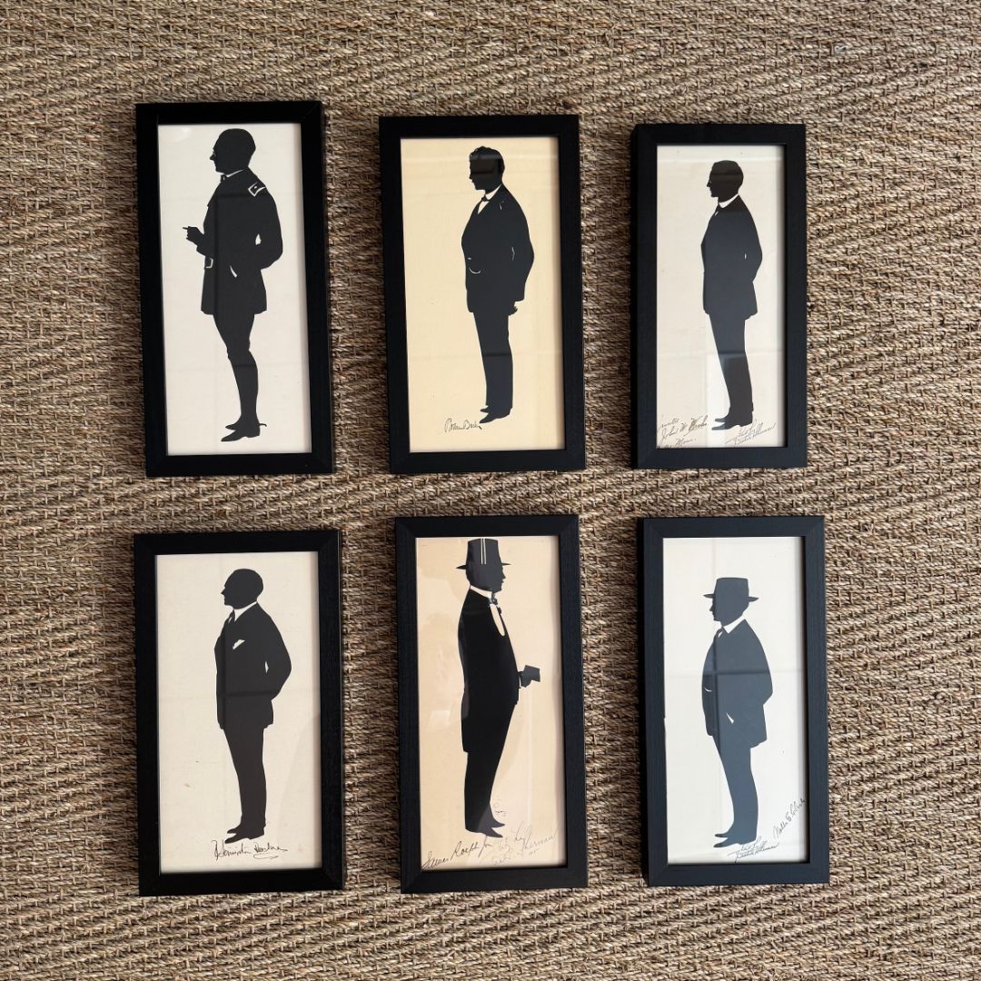 Set of Six Silhouettes of Notable Politicians by Beatrix Sherman - Image 3