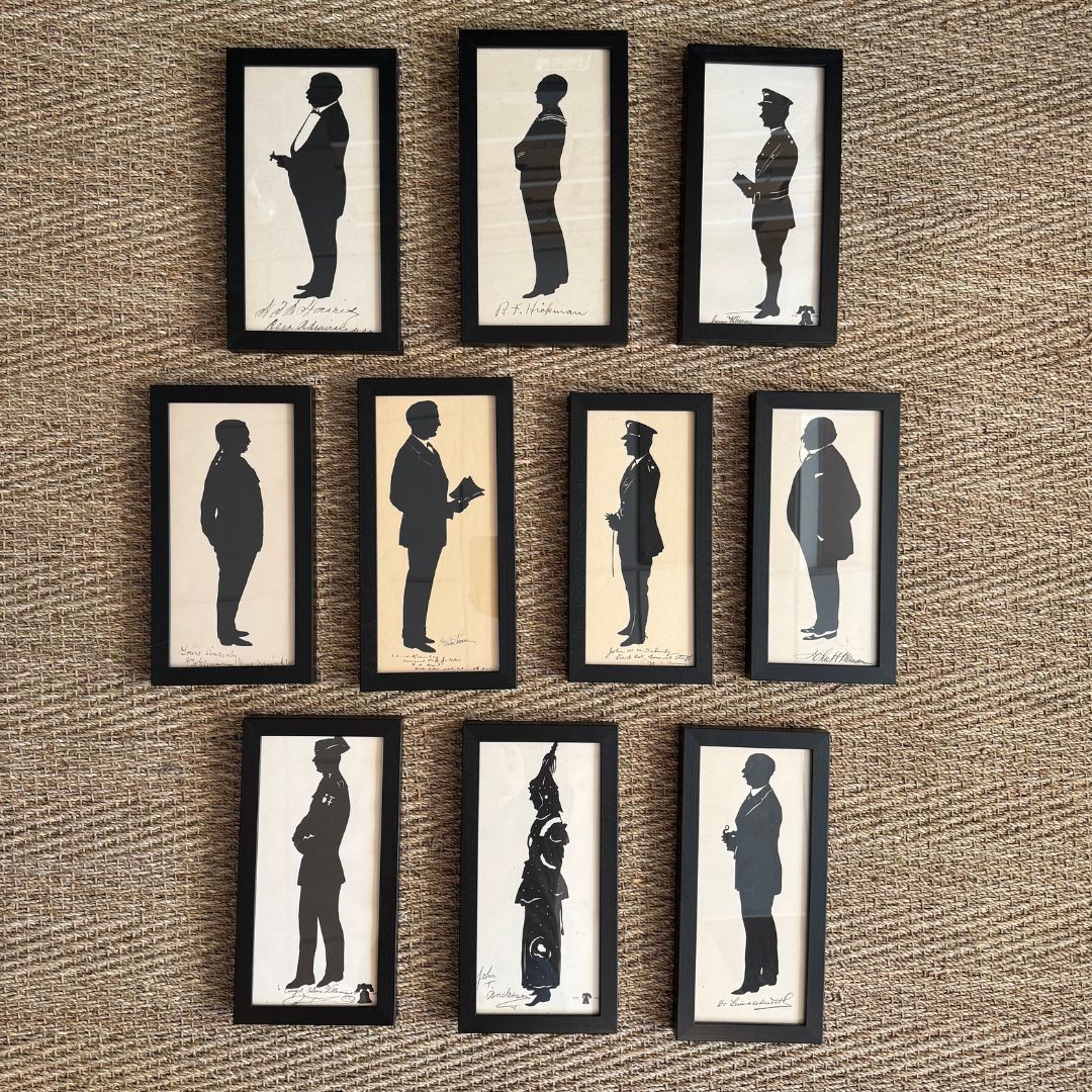 Set of Ten Notable Military Silhouettes by Beatrix Sherman - Image 3