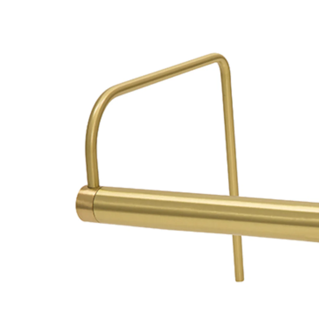 Slim-Line Picture Light in Satin Brass - Image 2