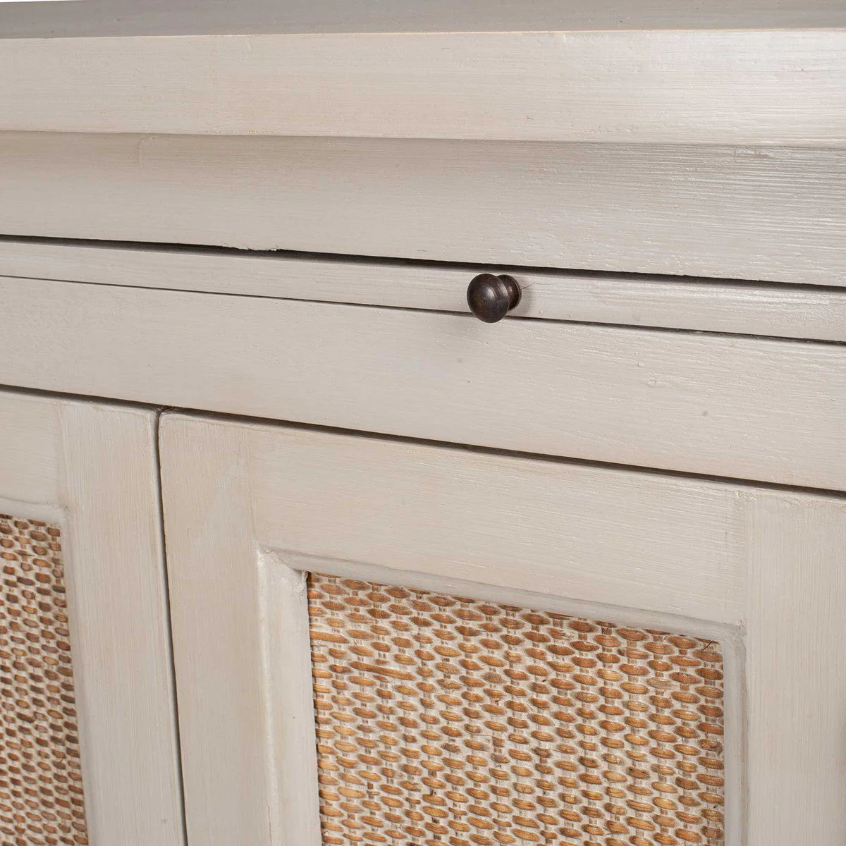 Smith Cabinet with Rattan Inset - Image 3