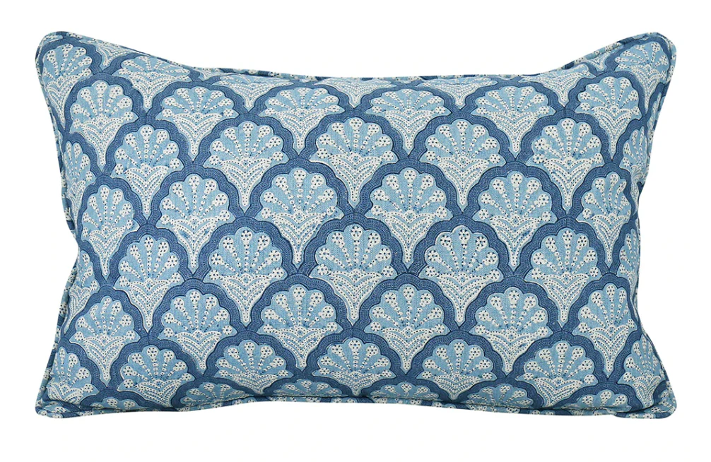 St Tropez Riviera Linen Cushion 14" x 22"