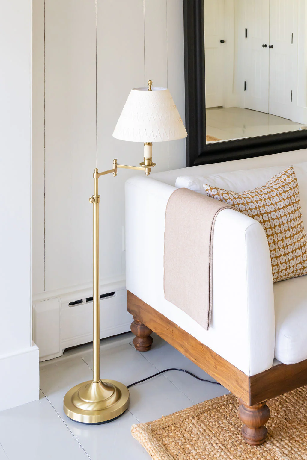 Swing Arm Floor Lamp with Adjustable Height - Image 3