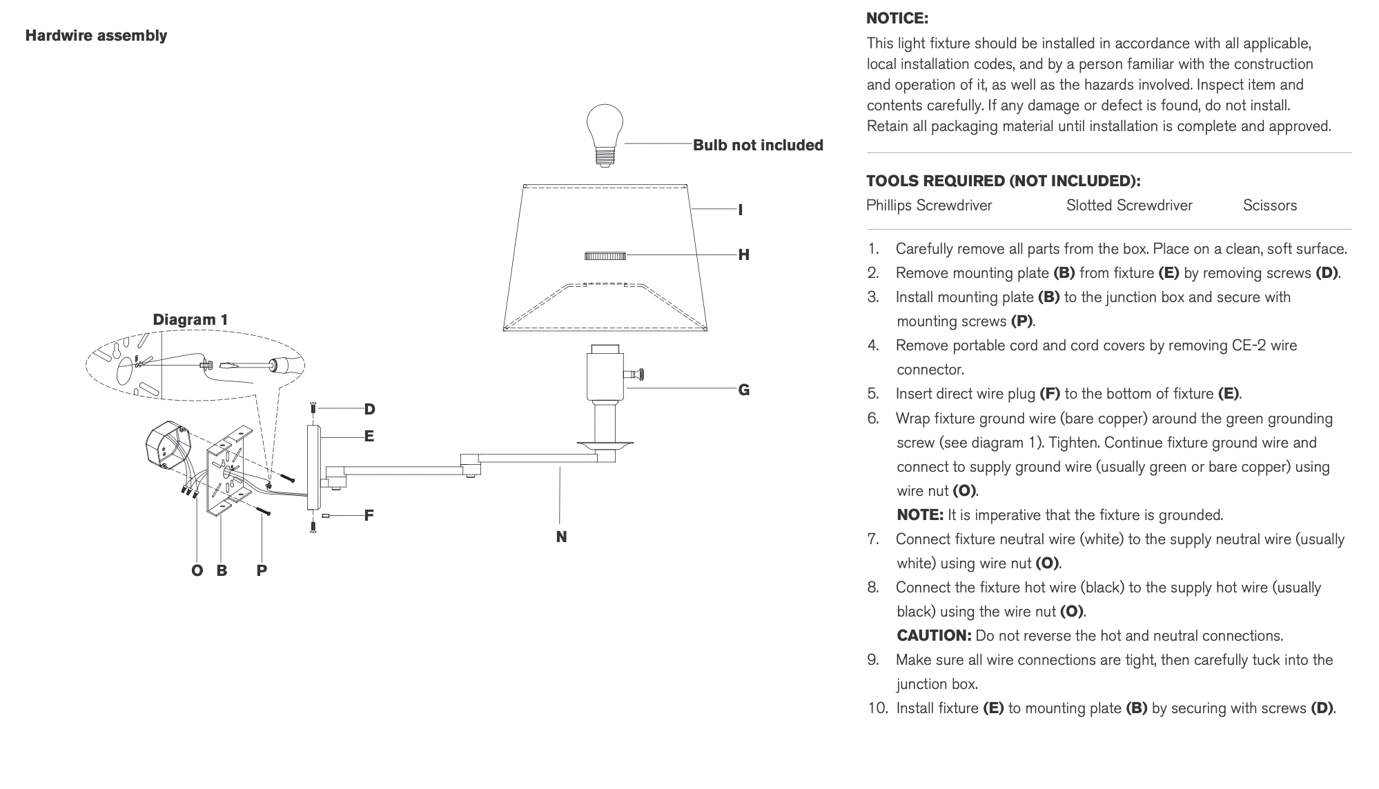 Swing Arm Wall Light in Natural Brass Finish - Image 8