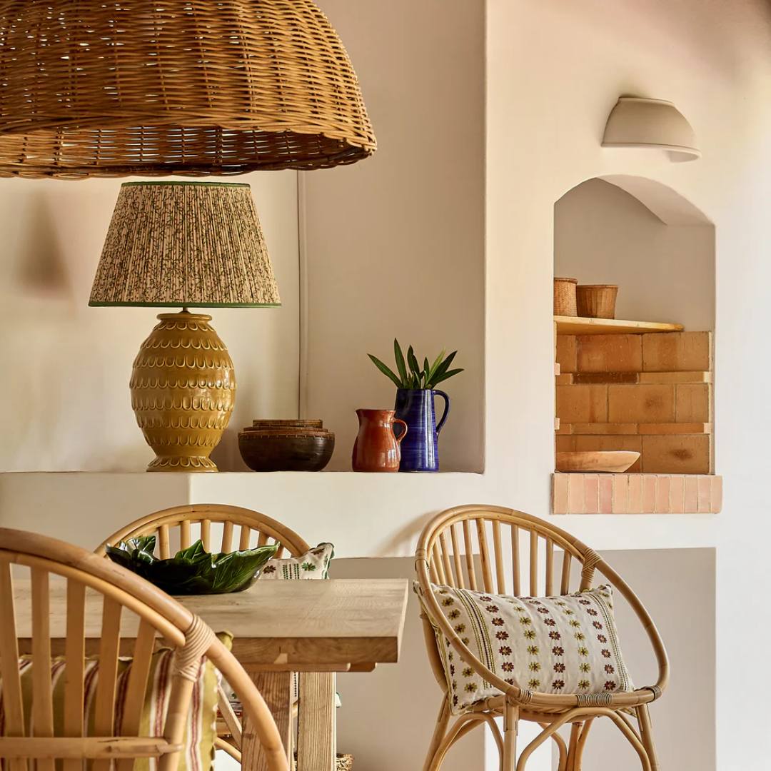 Tamera Ceramic Table Lamp Base in Mustard by Penny Morrison - Image 3