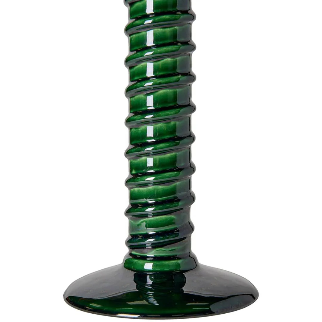 Torca Ceramic Table Lamp Base in Green by Penny Morrison - Image 4