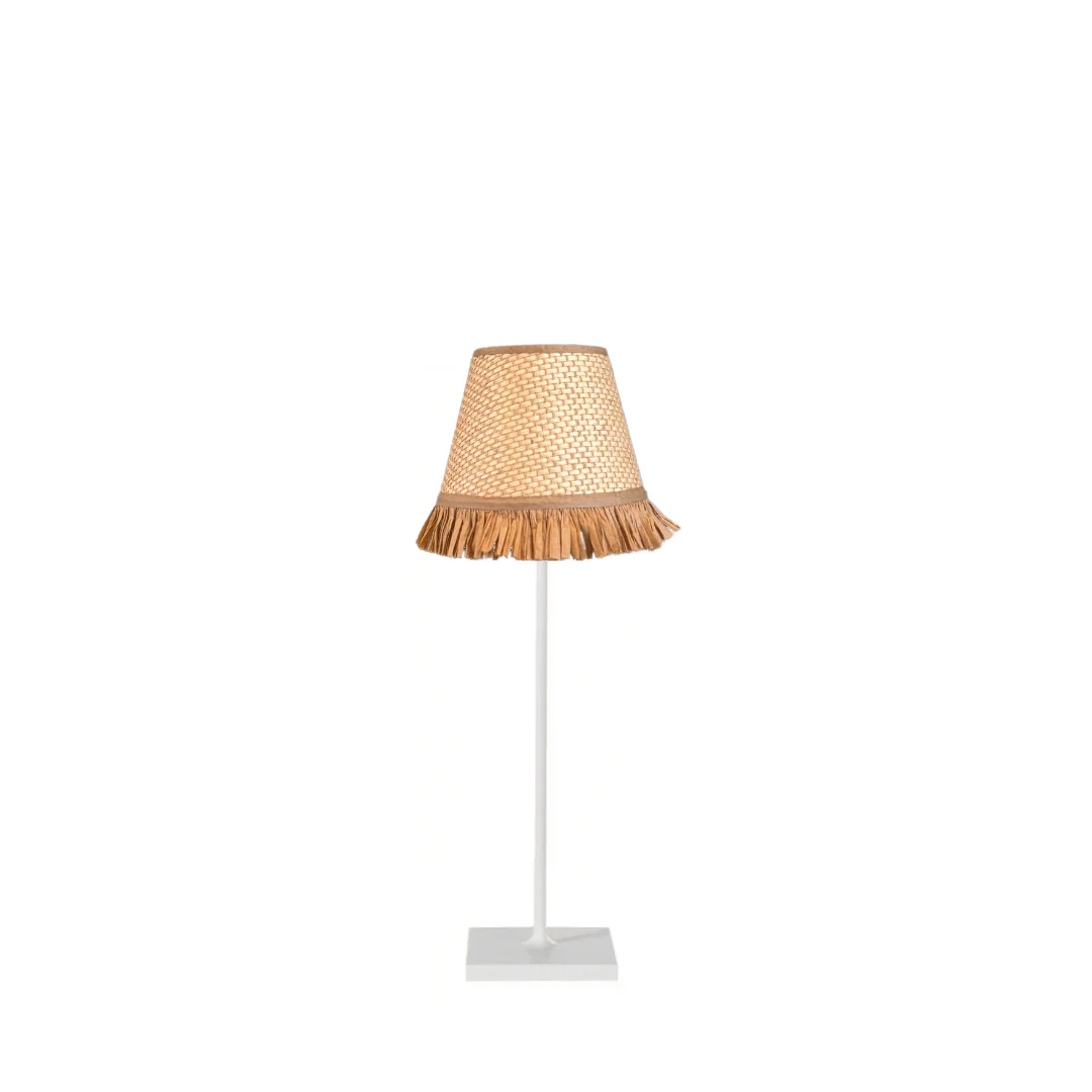 Whimsical Raffia Lampshade - Image 6