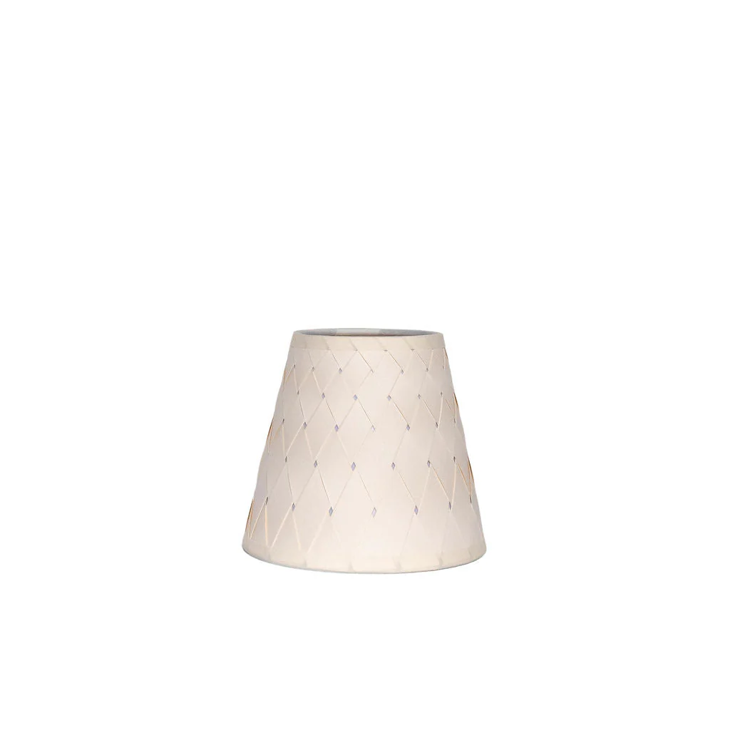 Woven Paper Candle-Clip Lampshades - Image 3