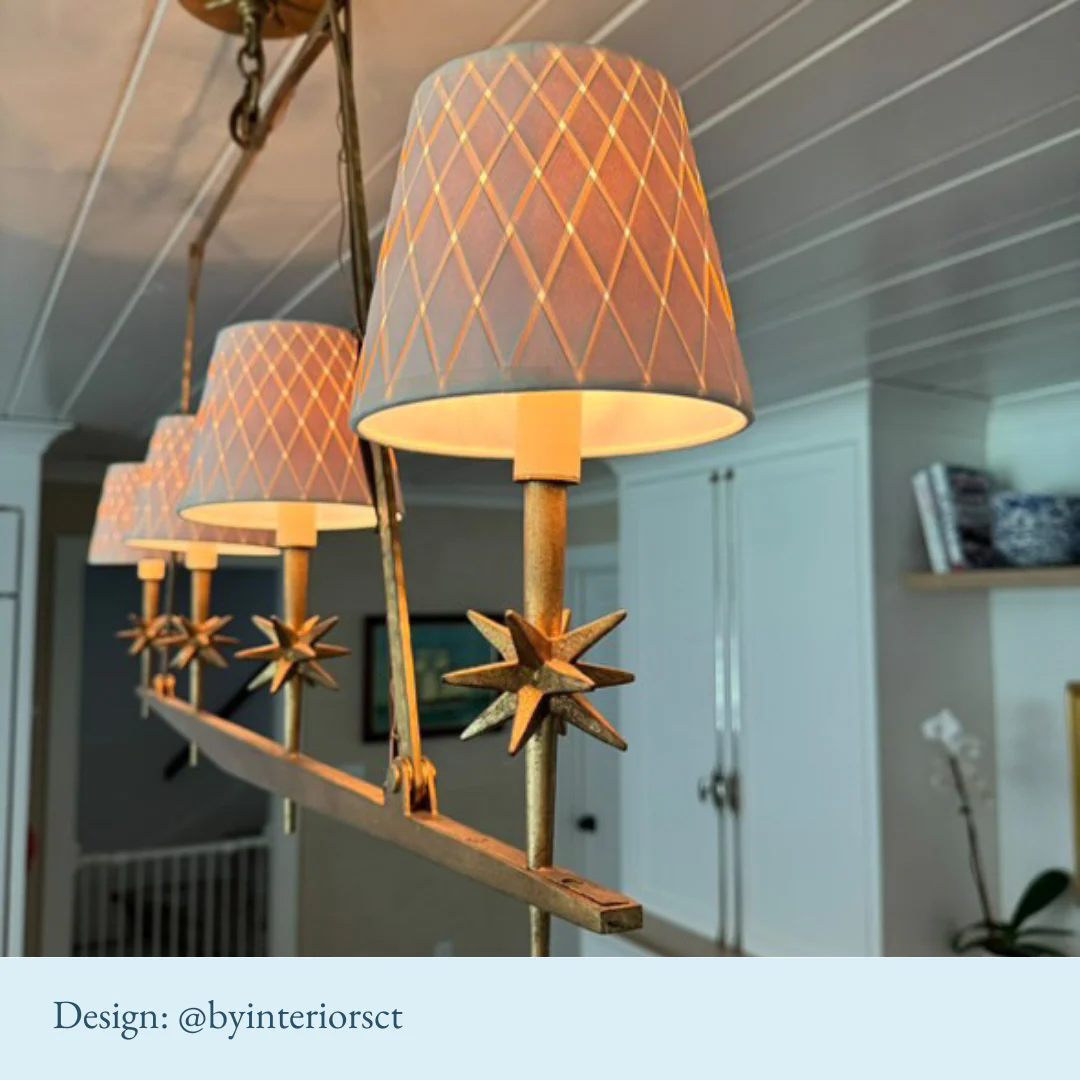 Woven Paper Candle-Clip Lampshades - Image 4