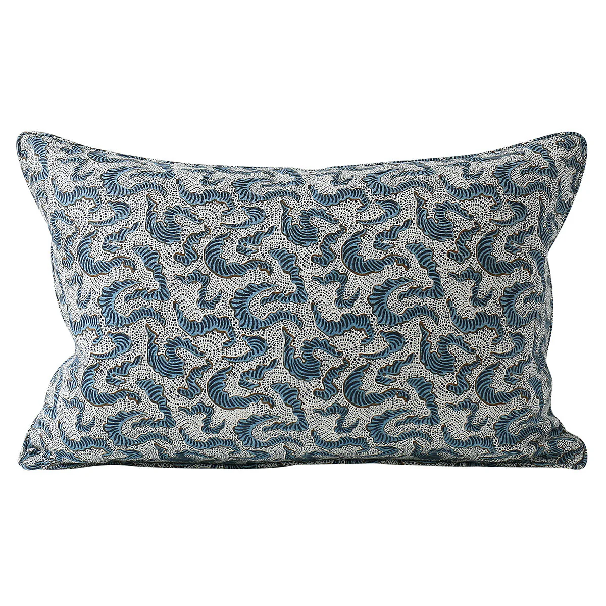 Yali Tobacco Linen Cushion 14" x 22"